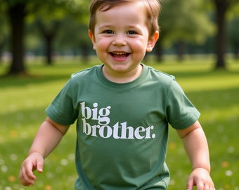 Big Brother T-Shirt, Pregnancy Announcement T-Shirt, Big Bro Shirt, I'm Going To Be A Big Brother, Big Brother Gift, Promoted To Big Brother