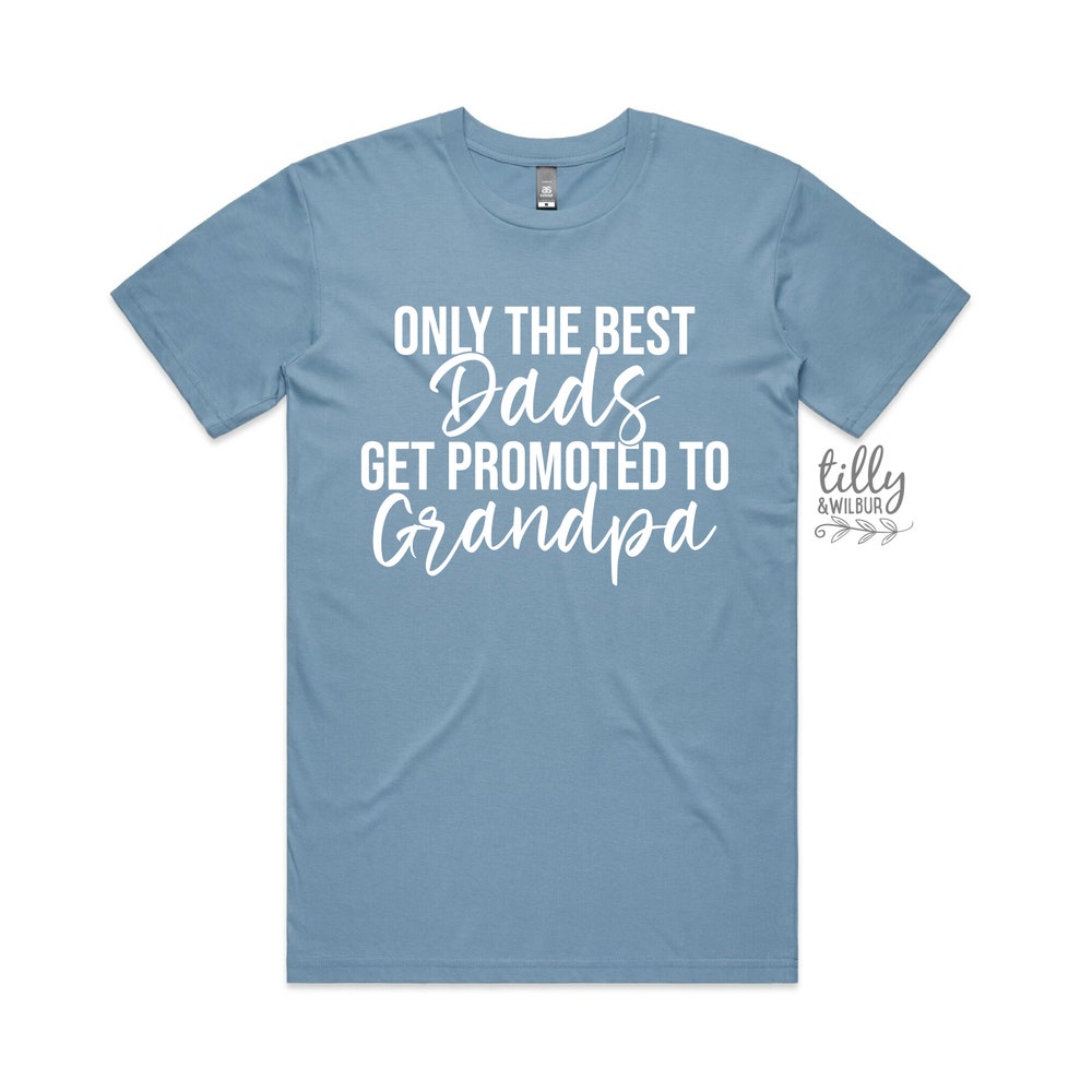 Pop, Dad Gift, Grumpa, Funny Grandpa Shirt,Only The Best Dads Get Promoted To Grandpa T-Shirt, Grandpa Gift, Grandad Gift, Grandparent Gift Tshirtvibes