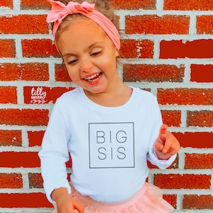 Big Sister T-Shirt, Big Sister Announcement, Big Sister Gift, Pregnancy Announcement Shirt, I&#39;m Going To Be A Big Sister Announcement Tee