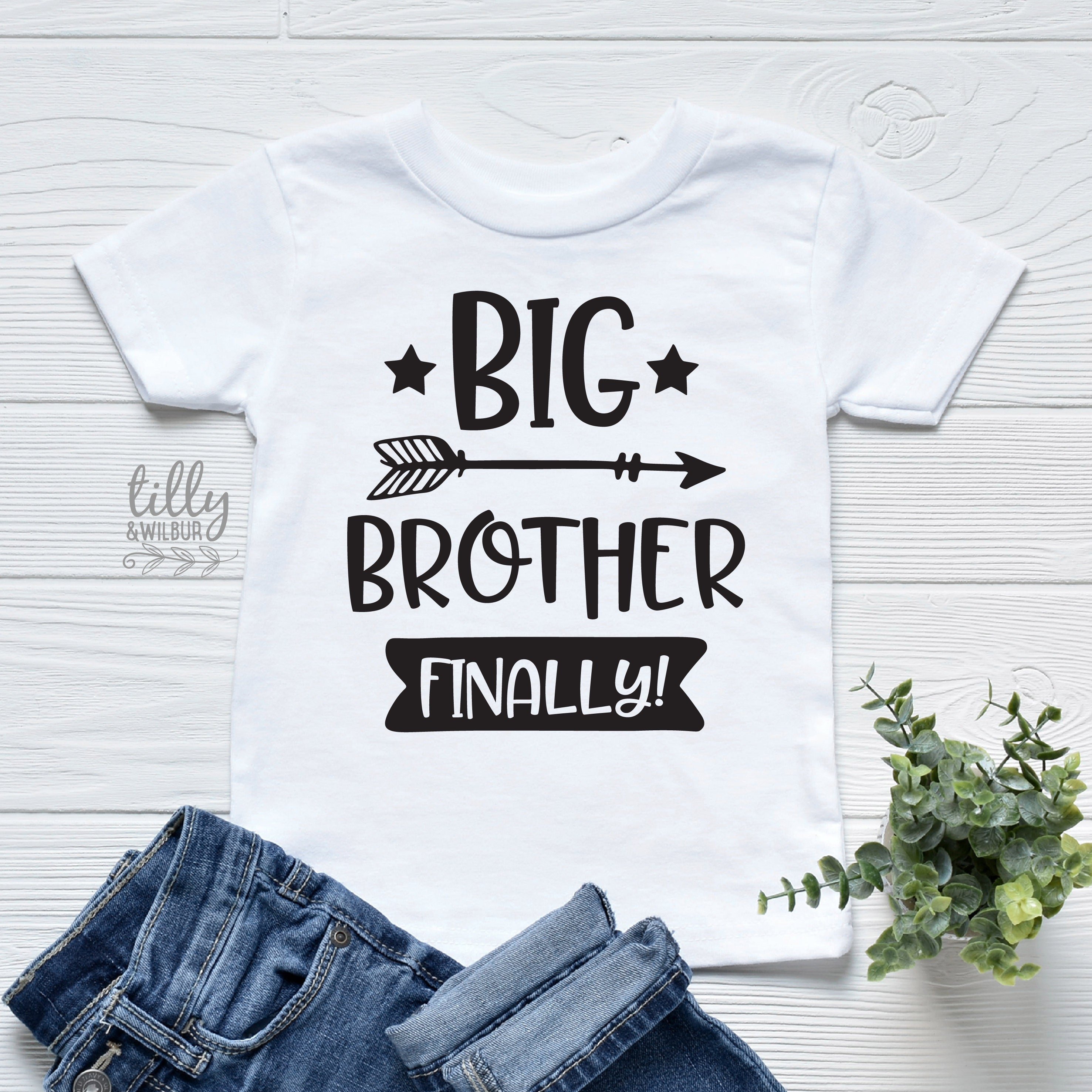 Personalized big brother t shirt cheap