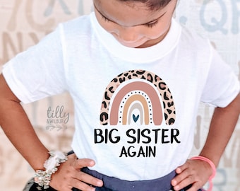 Big Sister Again T-Shirt, Big Sister Gift, Big Sister Shirt, Sister Announcement, Pregnancy Announcement, I'm Going To Be A Big Sister Shirt