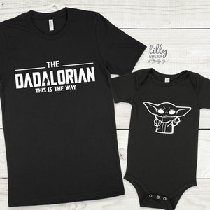 Dadalorian T-Shirt, Father And Baby Set, Daddy And Me Outfits, Daddy And Daughter Shirts, Father And Son Shirts, Father&#39;s Day Gift, Daddy