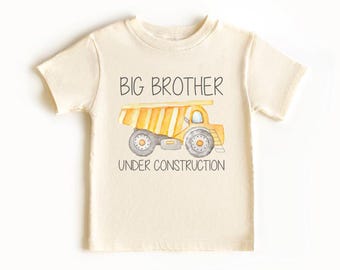 Big Brother Under Construction T-Shirt, More Colours, Pregnancy Announcement