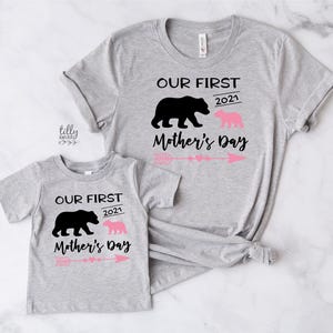 Our First Mother&#39;s Day 2025 Mummy And Daughter Matching Set, Mother&#39;s Day Gift, Mother Daughter Matching Outfits, 1st Mother&#39;s Day 2025 Gift