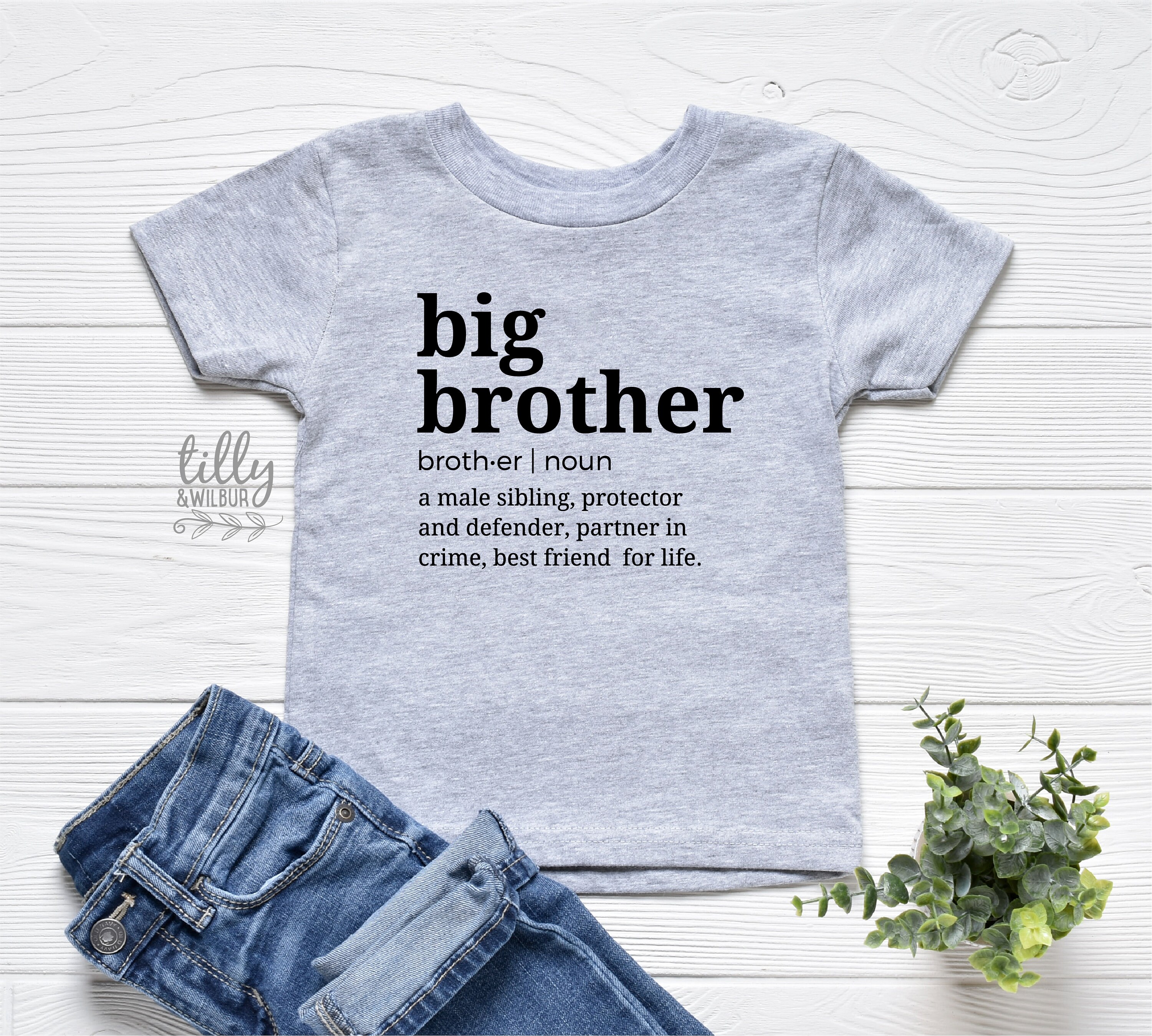 Big Brother Definition T Shirt I m Going To Be A Big Etsy