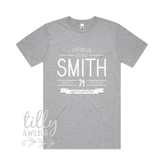 Premium Vintage Personalised T-shirt 