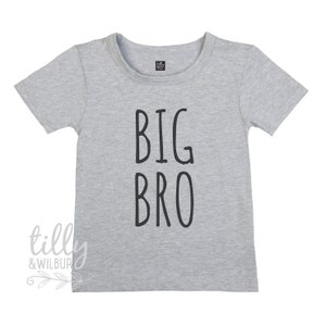 Big Bro T-Shirt, Big Brother Shirt, I&#39;m Going To Be A Big Brother, Pregnancy Announcement Shirt, Big Bro Gift, Sibling TShirt, Boys Clothing