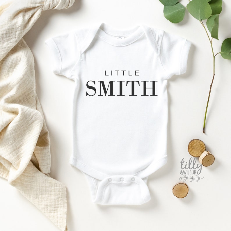 personalised baby bodysuit