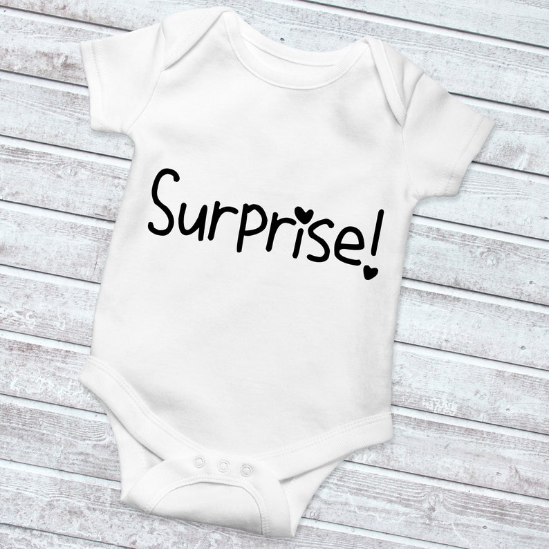 Pregnancy Announcement Baby Bodysuit Surprise Announcement Romper Pregnancy Announcement Maternity Photo Prop Baby Reveal Pregnant