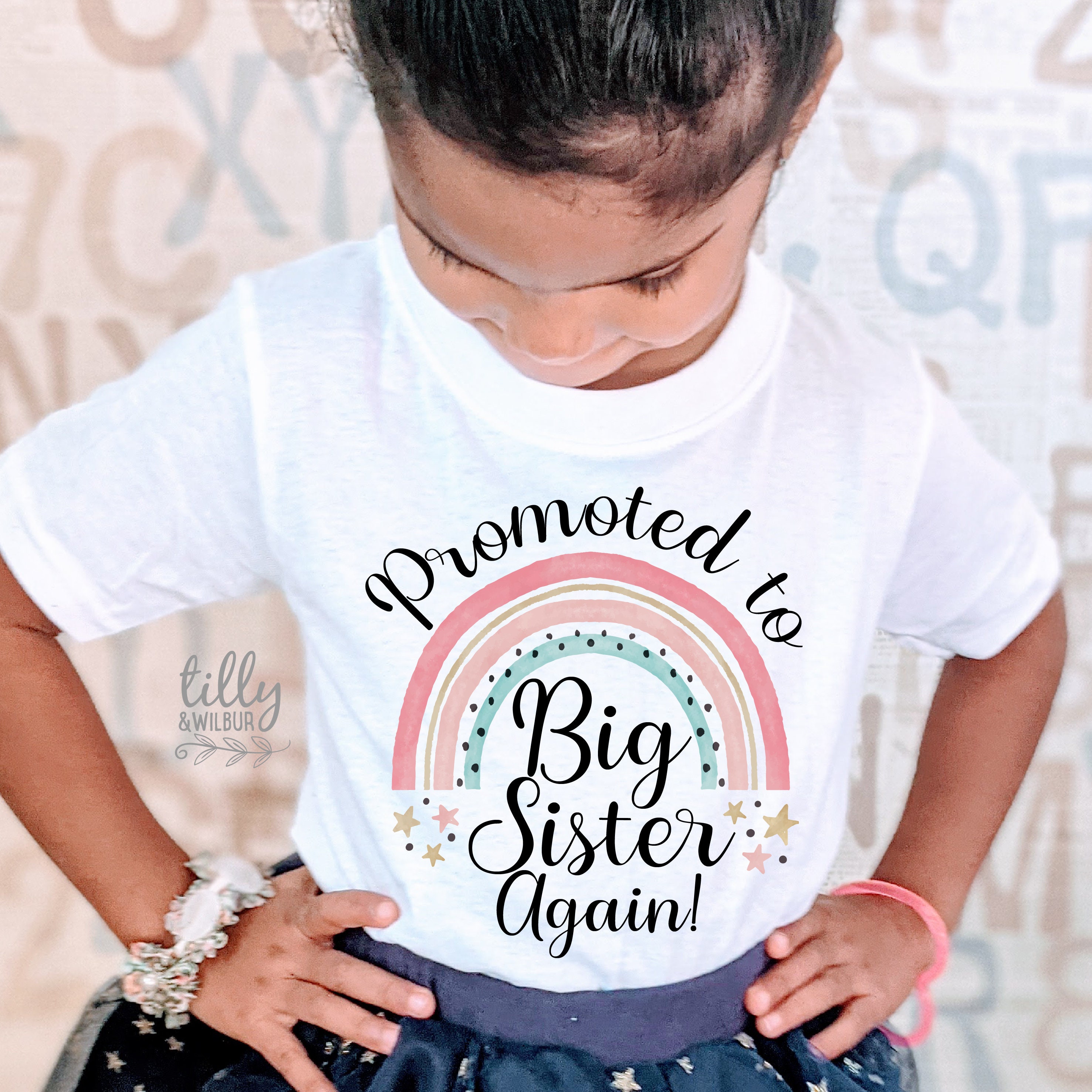 Promoted To Big Sister Again! T-Shirt, Big Sister Gift, Pregnancy Announcement Shirt, Big Sister Announcement, I'm Going To Be A Big Sister