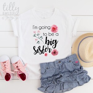 I'm Going To Be A Big Sister T-Shirt For Girls, Pregnancy Announcement Shirt, Pregnancy Announcement, Sister T-Shirt Gift, Big Sister To Be