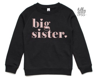 Big Sister Jumper, Big Sister Announcement, Big Sister Gift, Pregnancy Announcement Sweatshirt, I'm Going To Be A Big Sister Announcement