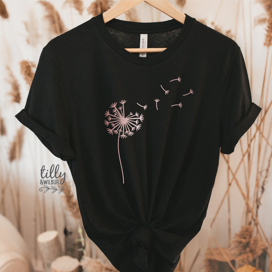 Dandelion T-shirt, Dandelion Seeds T-shirt, Dandelion Graphic Shirt ...