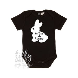 My 1st Easter Baby Bodysuit, First Easter One-Piece, Newborn Easter Gift, 1st Easter Outfit, Baby&#39;s 1st Easter, Bunny Rabbit, Easter Gift