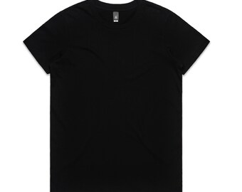 Blank Black T Shirt - Etsy Australia