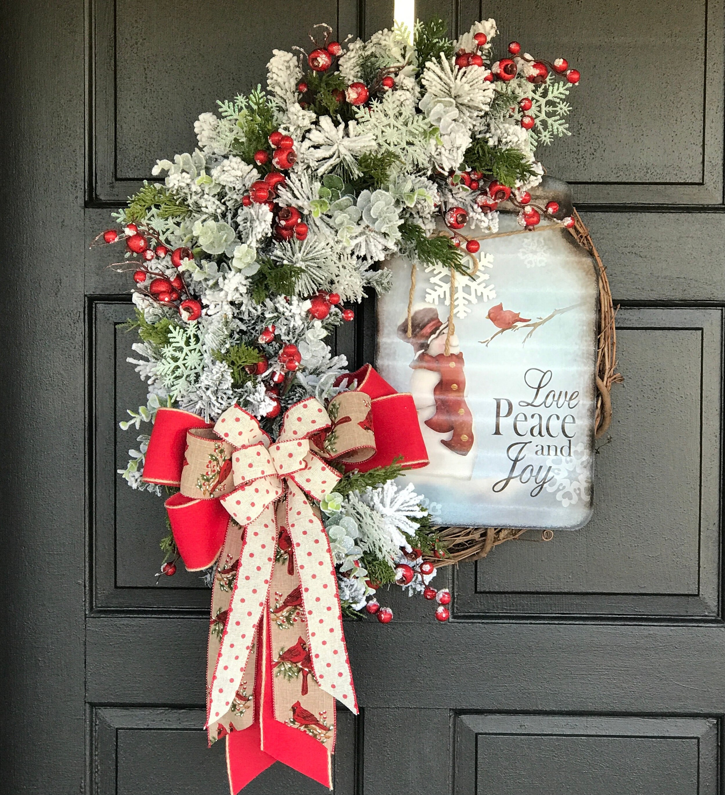 Blue Christmas Wreaths Jesus is the Reason Large Christmas Wreath for FrontDoor Religious Wreath Large Magnolia Wreath Elegant Wreath