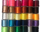 2mm Satin Nylon Cord, for Macrame, Beading - Rattail cord (R1)