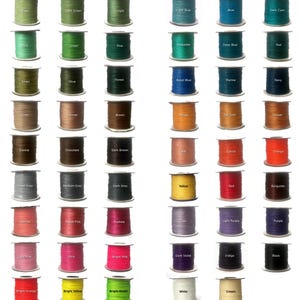 1mm Waxed Polyester Cord, Wax Cord (C1)