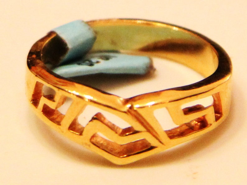 18k Gold Plated Ring image 1