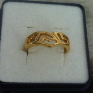 18k Gold Plated Ring image 3