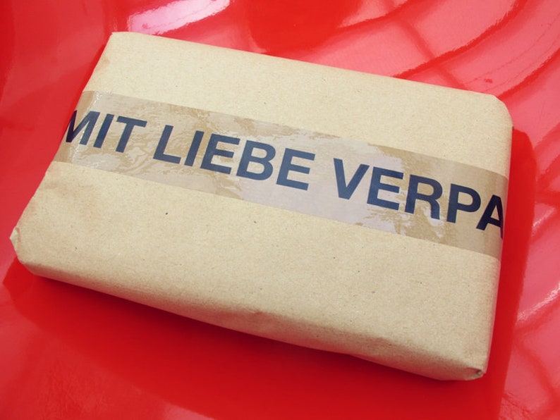 2 x Klebeband Mit Liebe verpackt je 66 Meter Bild 2