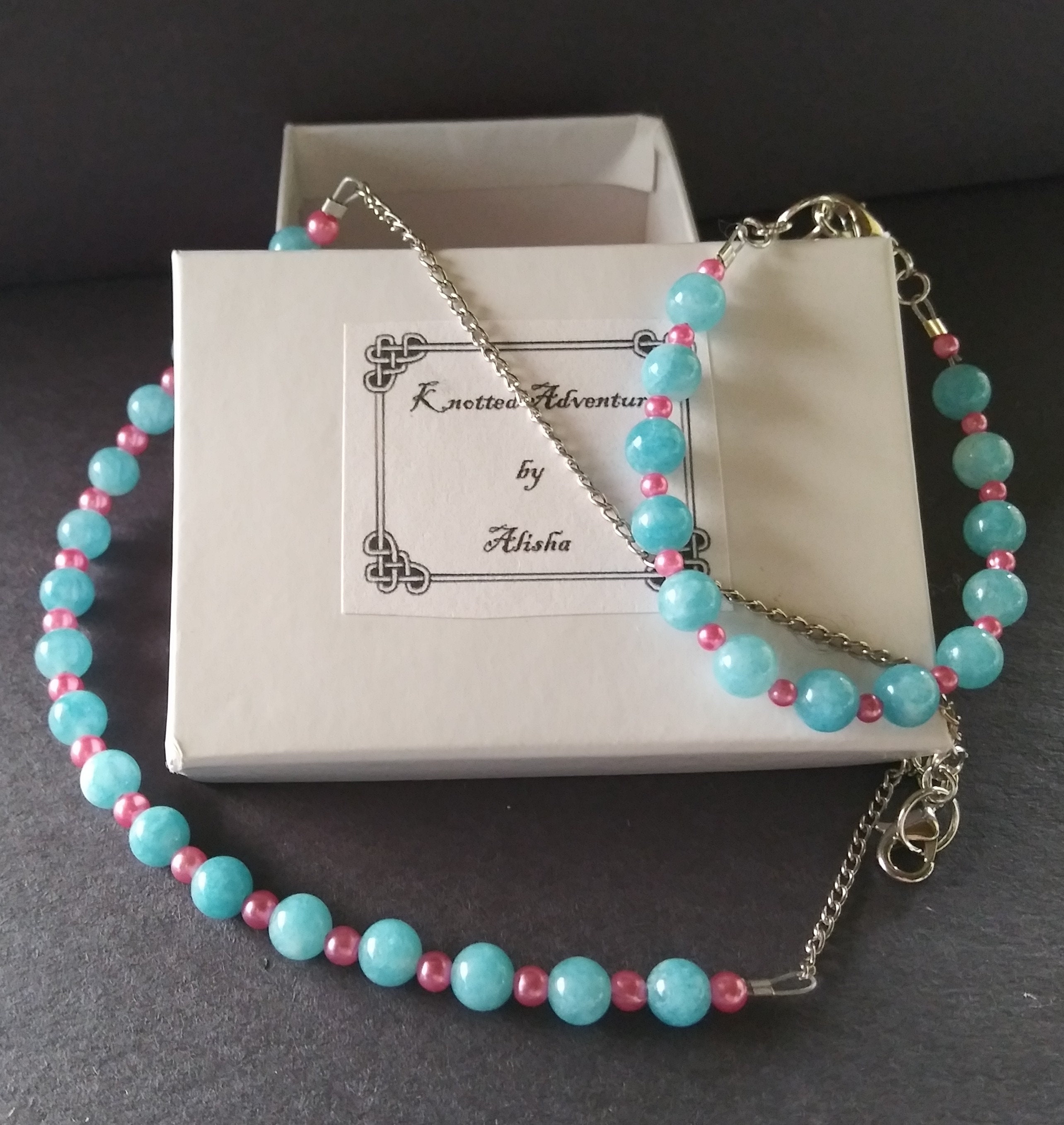 Children's necklace and bracelet set Etsy