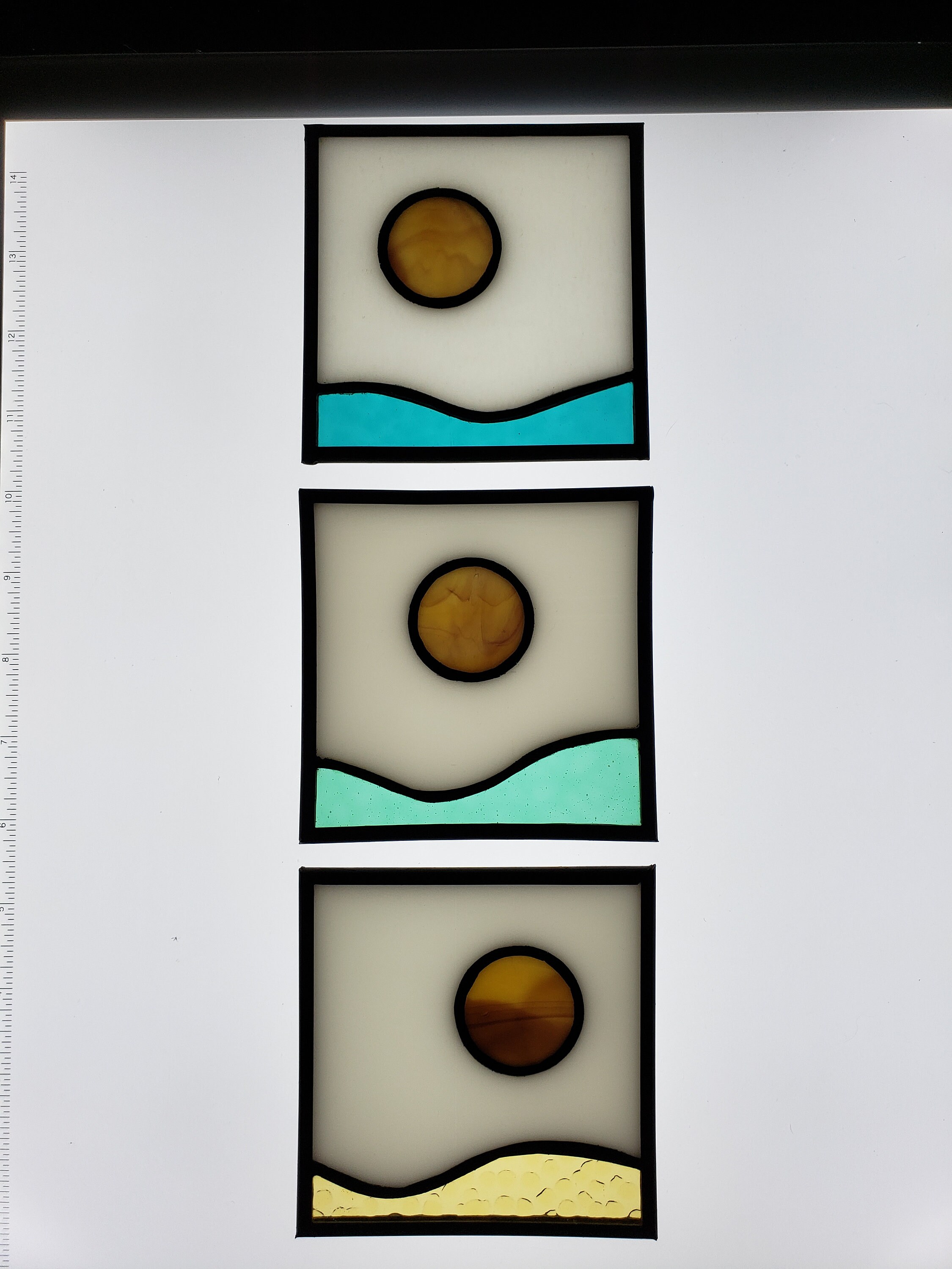 Handmade Suncatcher Trio Etsy