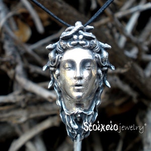 Medusa Necklace, Greek Mythology Snake Goddess, One of the three Gorgons image 16