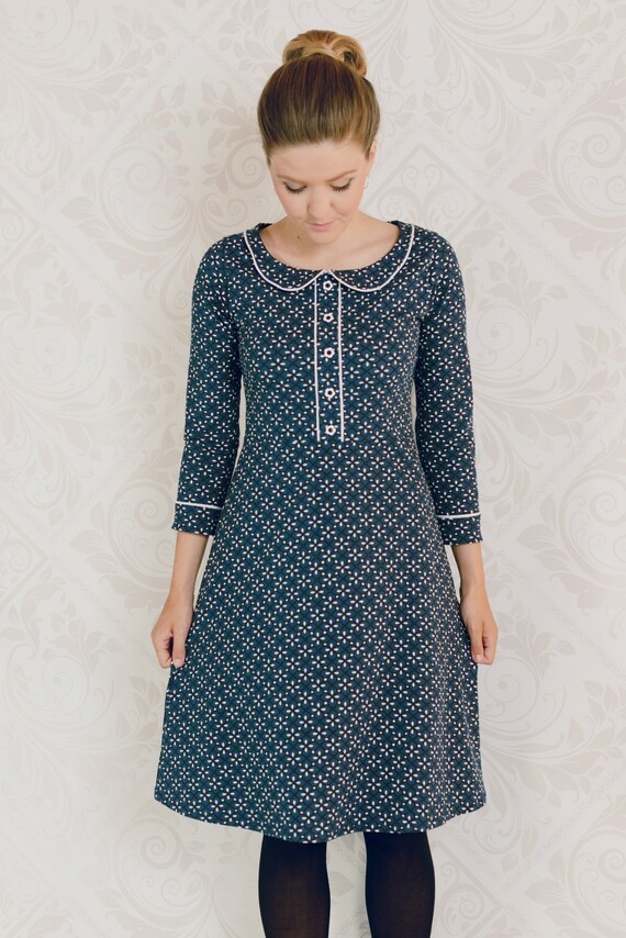 knee length jersey dress