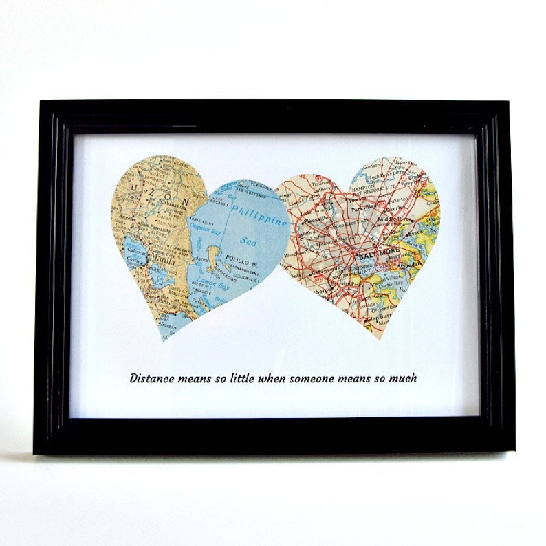 Personalized Distance Gift for Mom Christmas Gift for Long Etsy