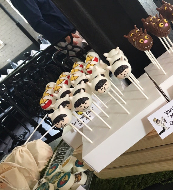 24 Where the wild things Are - boy or sailboat Cake Pops Il_570xn