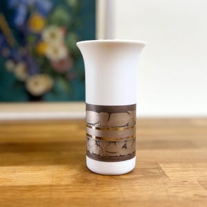 Rosenthal Arundo Porcelain Vase by Helmut Drexler - Hand Painted Studio Linie