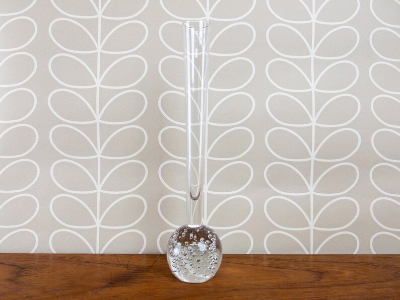 Controlled Bubble Glass Ball Bud Vase Vintage Murano Etsy