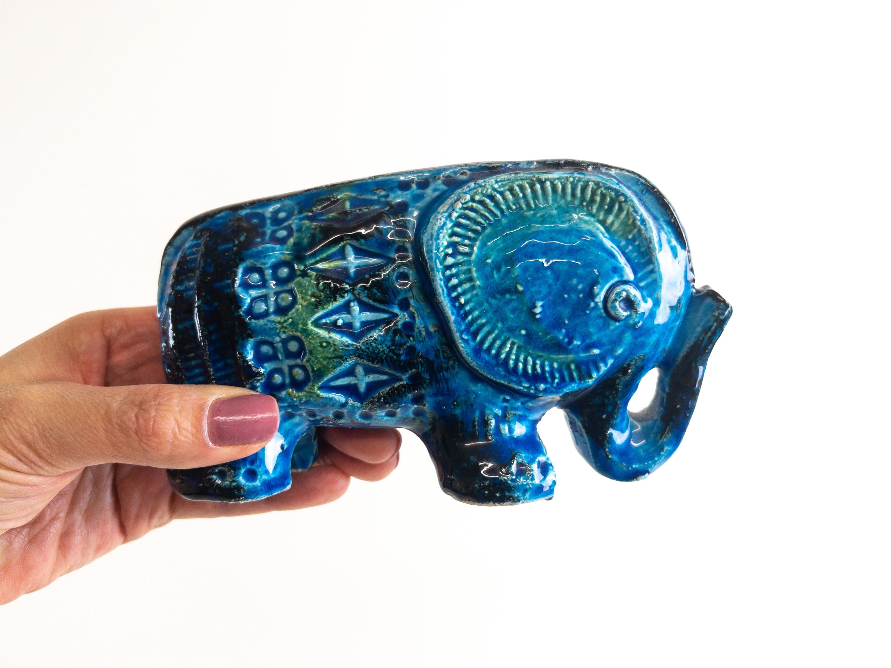 Bitossi Rimini Blu Elephant Designed by Aldo Londi - Flavia