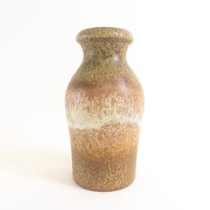 West German Pottery - Scheurich Ceramic Vase 523-18 - Earthtone Decor -  West German Scheurich Vase