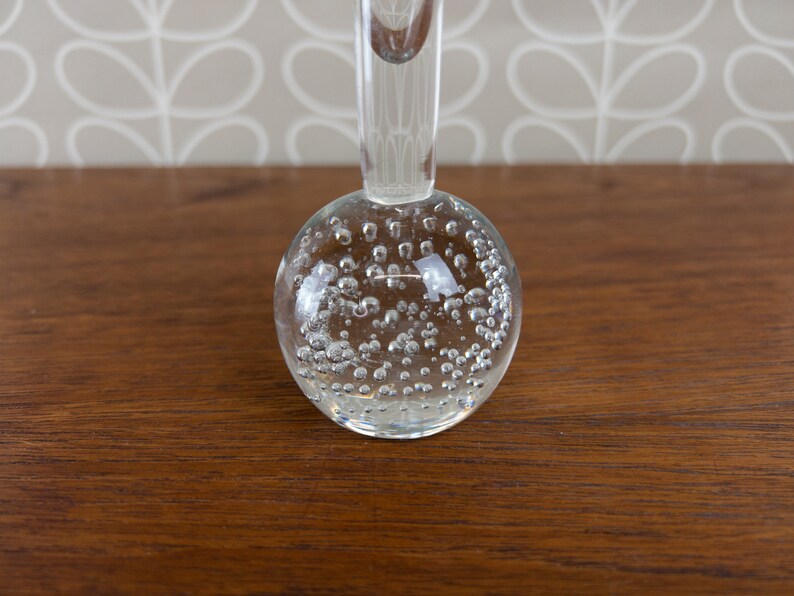 Controlled Bubble Glass Ball Bud Vase Vintage Murano Etsy