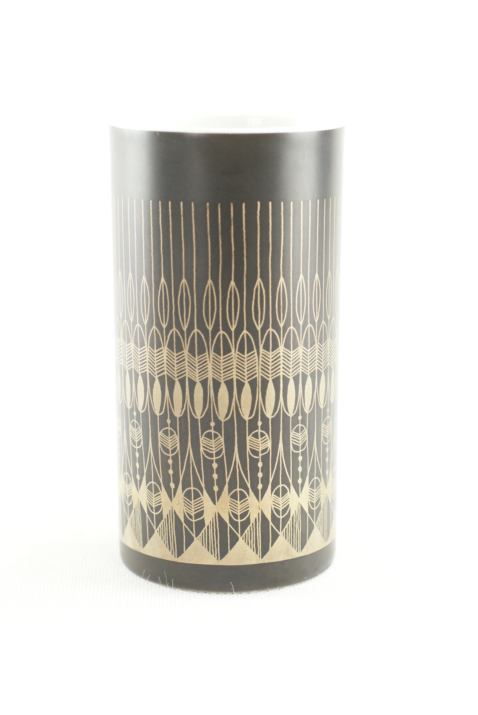 Rosenthal Black And Gold Porcelain Vase By Hans Theo Baumann Etsy