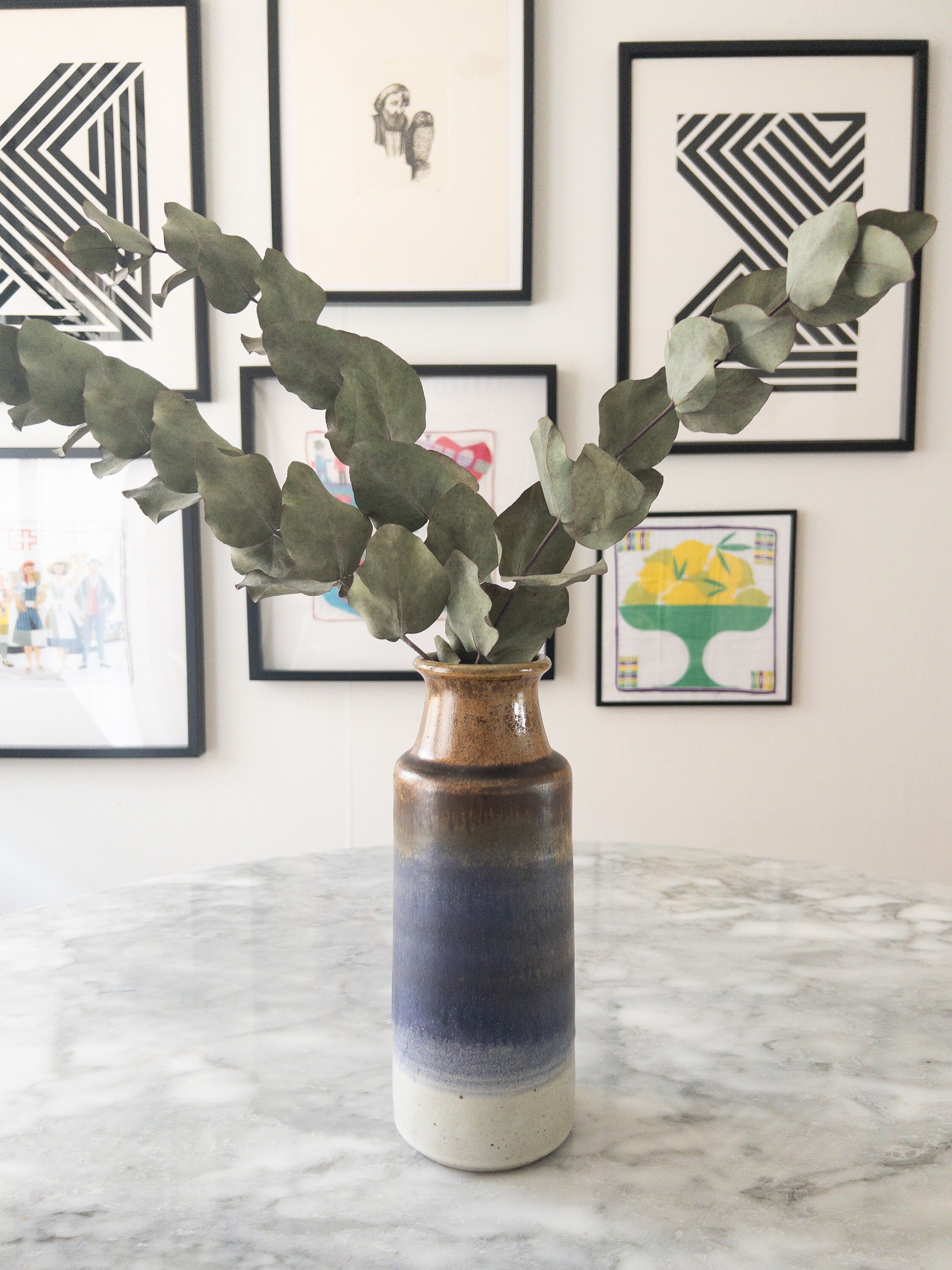 スイスのラインフェルデン社による天然釉のヴィンテージ スイス陶器