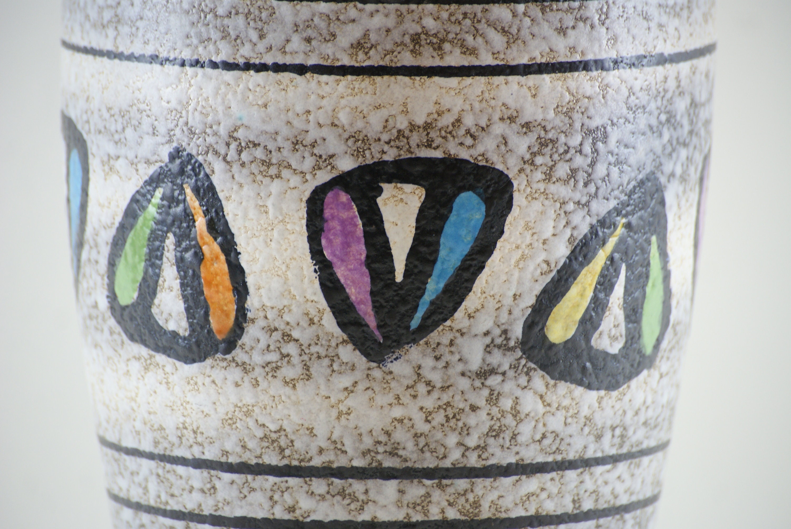 MID CENTURY Ceramic Floor Vase by Bay Keramik Etsy