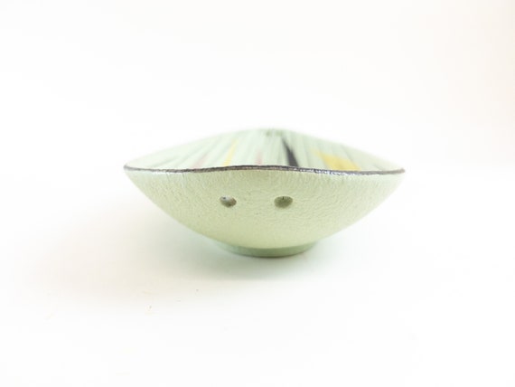 West German Pottery - Bay Keramik Teardrop Bowl -… - image 9