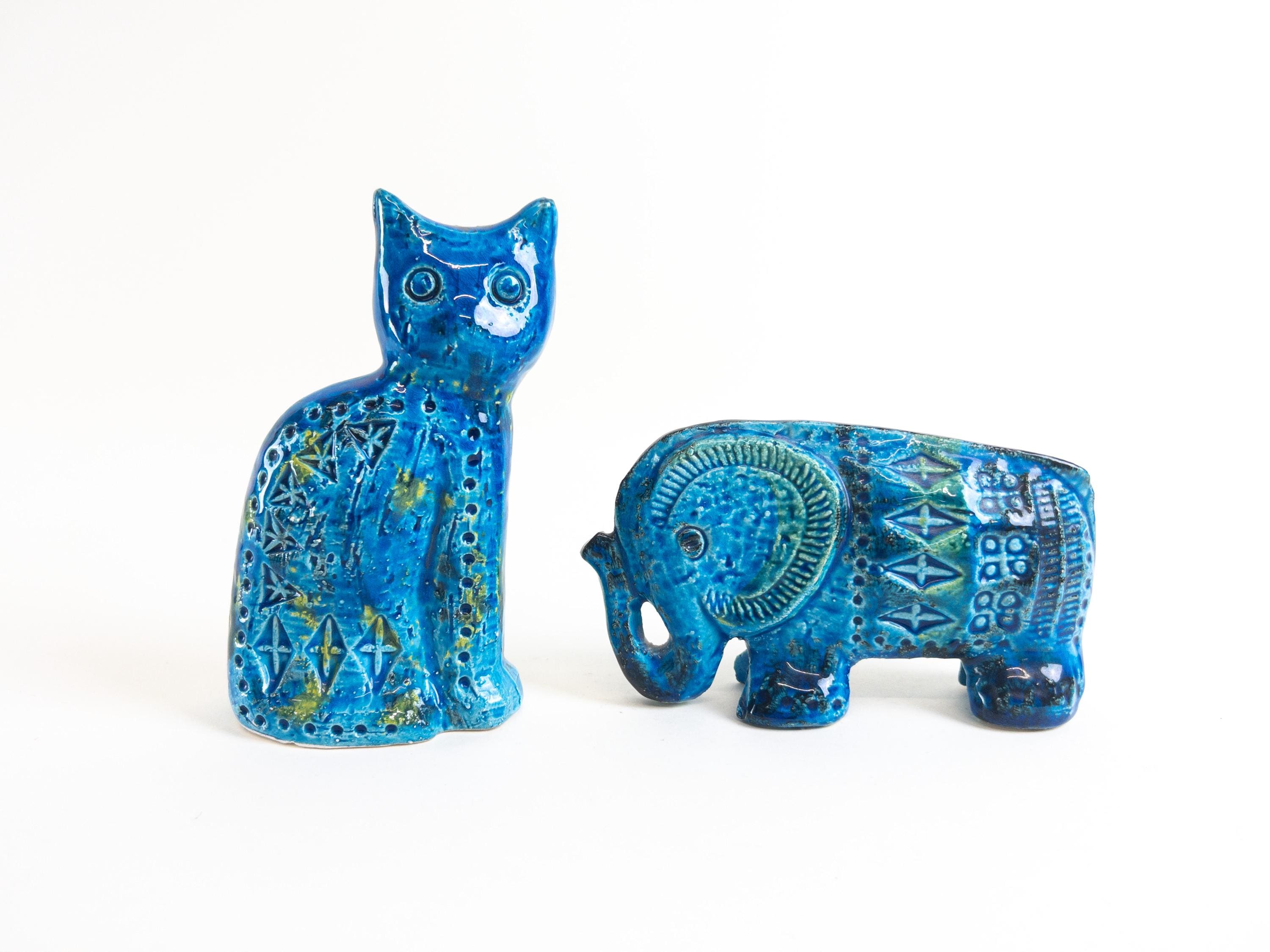Bitossi Rimini Blu Elephant Designed by Aldo Londi - Flavia