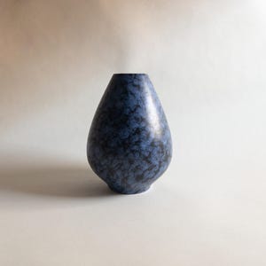 SP Gerz Ceramic Vase: West German Blue Black Pottery, Form 1004/18