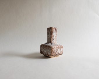 Vest Keramiek Fat Lava Mini Chimney Vase by Van Woerden - Gouda, Holland