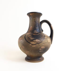 Ruscha Art Pottery Vase: West German Ceramic Pitcher by Heinz Siery