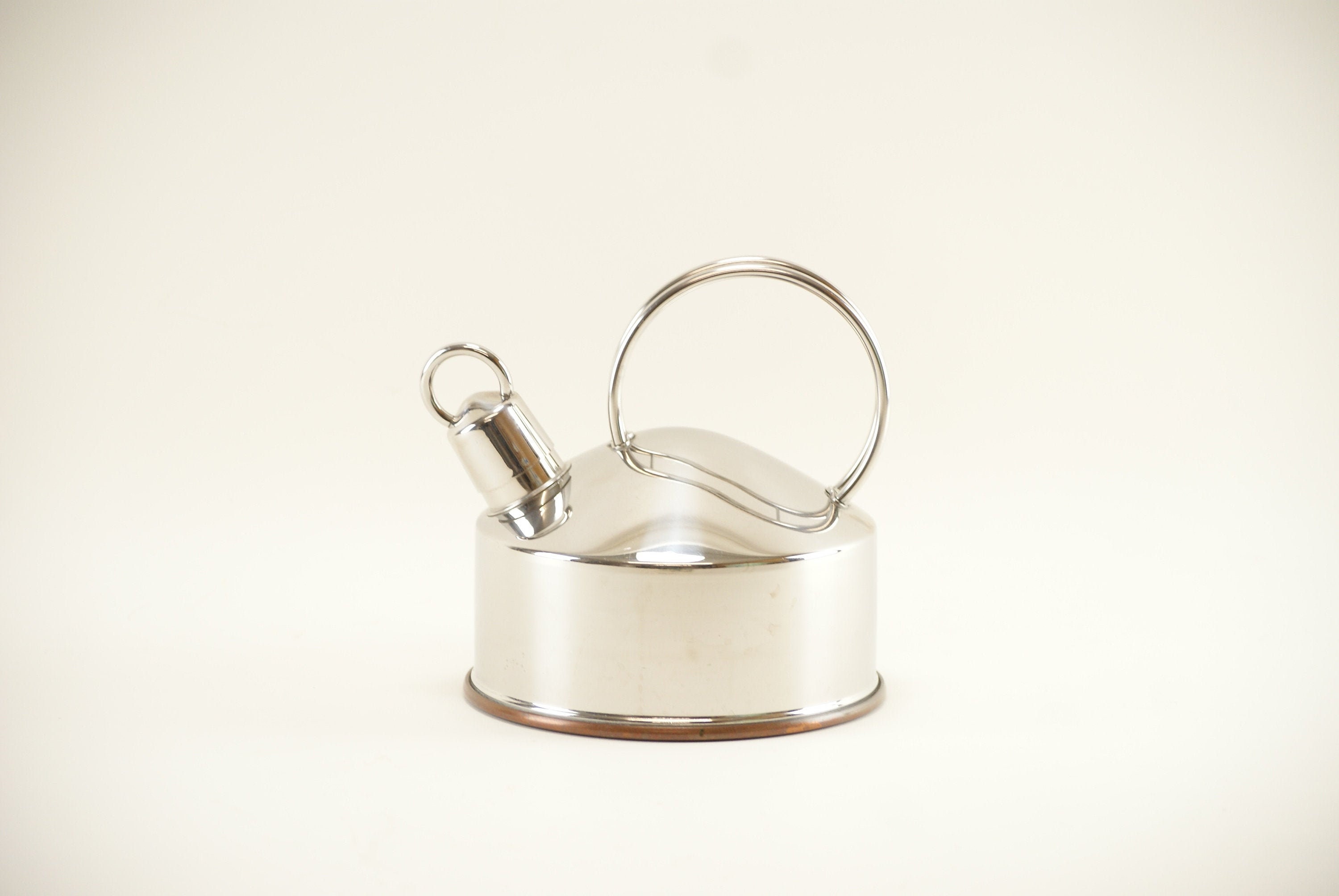 Vintage 1980s German Whistling Kettle with a Copper Base by Etsy