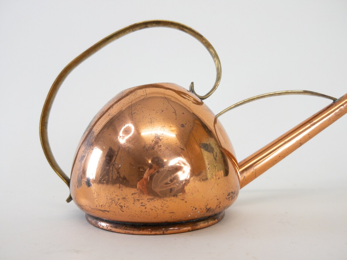 Watering Can Brass and Copper Watering Can for Indoor and Etsy