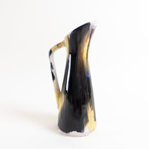 West German Pottery - Jasba Keramik Small Vase - Glossy Ceramic Vase Jug 592-15