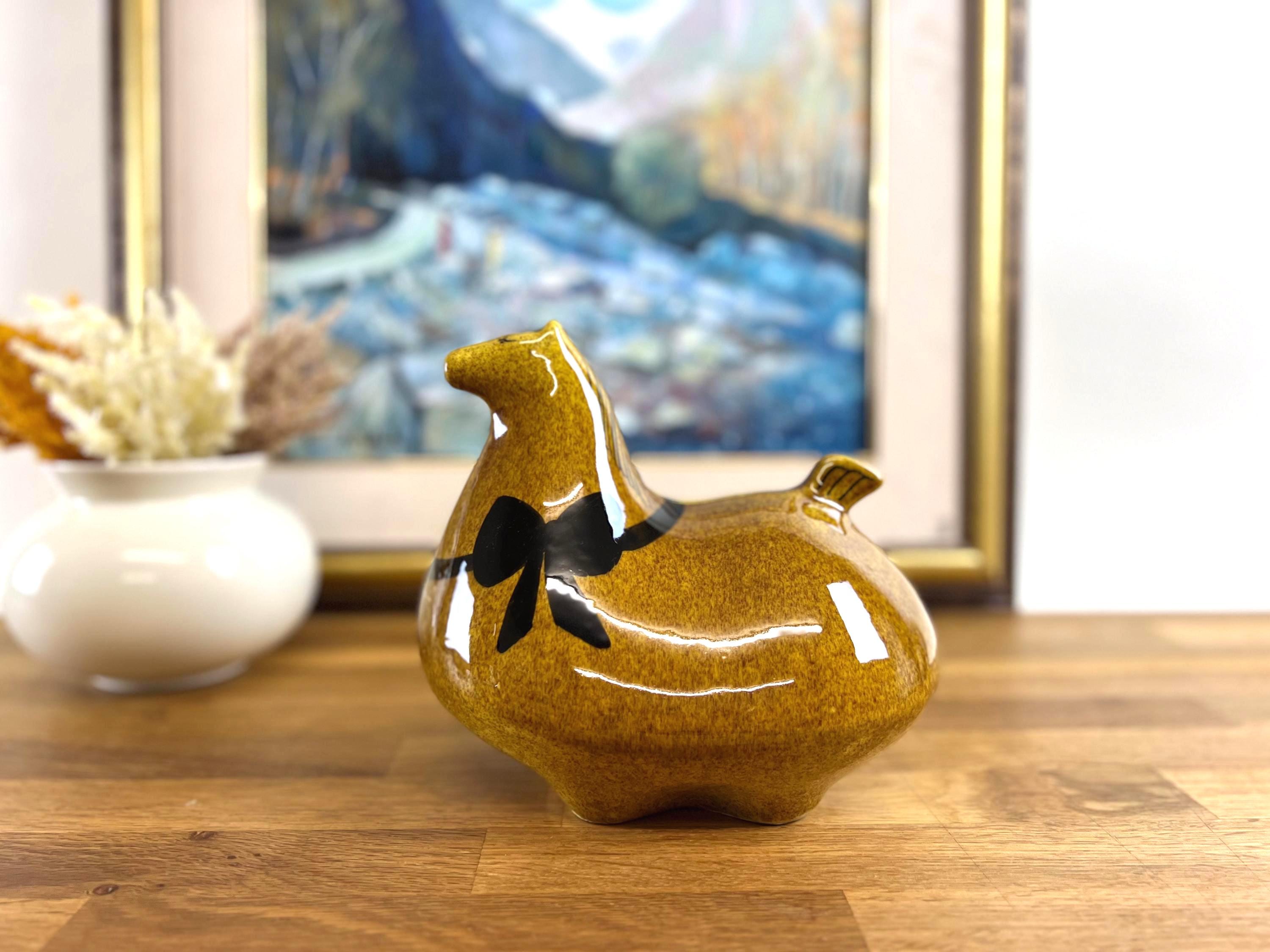 イタリア陶器セラミックトラベルバッグコインバンク Baldelli ceramics