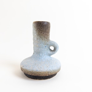 Baby Blue Vest Keramiek Fat Lava Mini Jug Vase by Van Woerden - Gouda, Holland