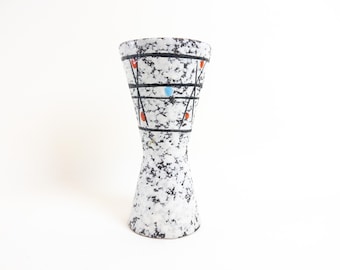 XXL Vintage SCHEURICH KERAMIK Fat Lava Floor Vase With Lora Decor